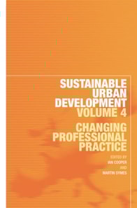 Sustainable Urban Development Volume 4