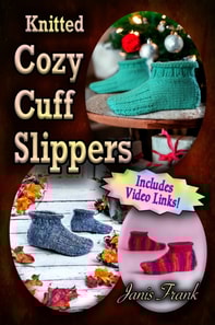Knitted Cozy Cuff Slippers