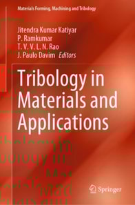 Tribology in Materials and Applications