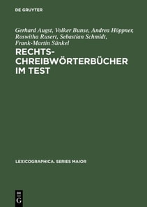 Rechtschreibwörterbücher im Test