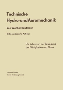 Technische Hydro- und Aeromechanik