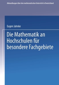 Die Mathematik an Hochschulen für Besondere Fachgebiete