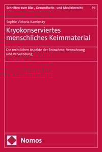 Kryokonserviertes menschliches Keimmaterial