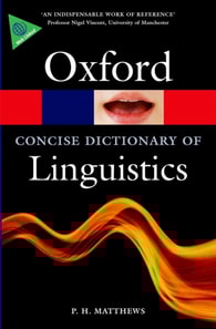Concise Oxford Dictionary of Linguistics