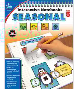 Interactive Notebooks Seasonal, Grade 5