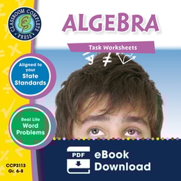 Algebra - Task Sheets Gr. 6-8