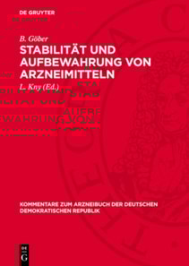 Stabilität und Aufbewahrung von Arzneimitteln
