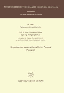 Simulation der wasserwirtschaftlichen Planung (Planspiel)