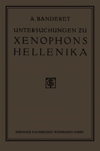 Untersuchungen zu Xenophons Hellenika