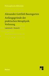 Anfangsgründe der praktischen Metaphysik