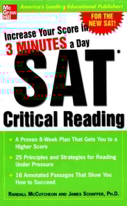 Increase Your Score in 3 Minutes a Day: SAT Critical Reading