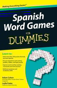 Spanish Word Games For Dummies