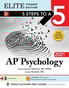 5 Steps to a 5: AP Psychology 2021 Elite Student Edition