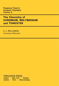 Chemistry of Chromium, Molybdenum and Tungsten
