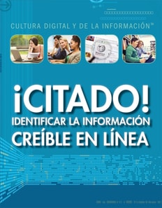 ¡Citado!:Identificar la información creíble en línea (Cited! Identifying Credible Information Online)