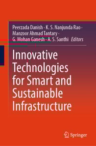 Innovative Technologies for Smart and Sustainable Infrastructure