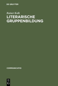 Literarische Gruppenbildung