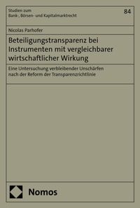 Beteiligungstransparenz bei Instrumenten mit vergleichbarer wirtschaftlicher Wirkung