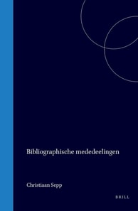 Bibliographische mededeelingen