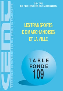 Tables Rondes CEMT Les transports de marchandises et la ville
