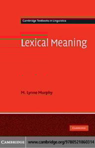 Lexical Meaning