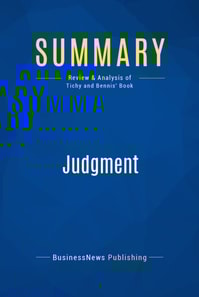 Summary: Judgment