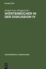 Wörterbücher in der Diskussion IV
