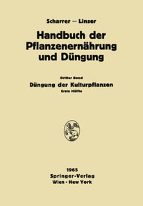 Düngung der Kulturpflanzen
