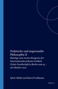 Praktische und angewandte Philosophie II