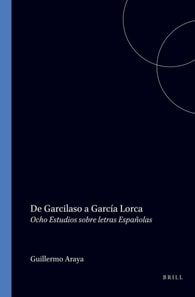 De Garcilaso a Garcia Lorca