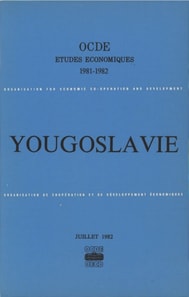 Etudes economiques de l'OCDE : Yougoslavie 1982