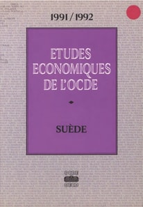Etudes economiques de l'OCDE : Suede 1992