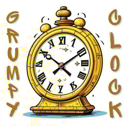 Grumpy Clock