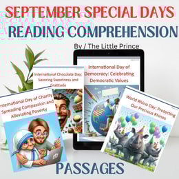 Month of September activities ,Reading comprehension Passages And Questions