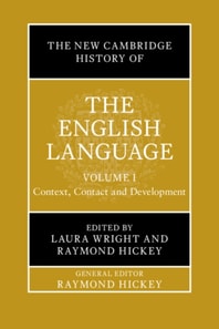 New Cambridge History of the English Language: Volume 1