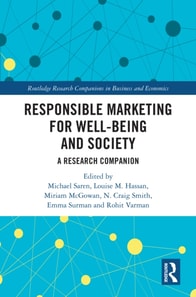 Responsible Marketing for Well-being and Society