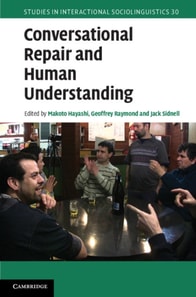 Conversational Repair and Human Understanding