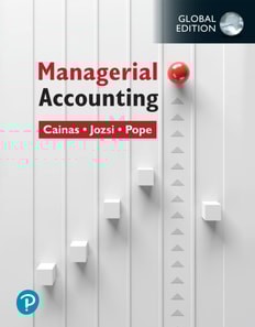 Managerial Accounting, Global Edition