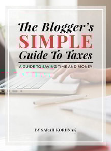Blogger's Simple Guide to Taxes