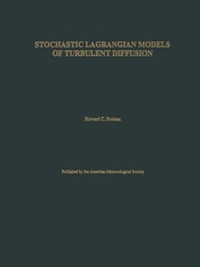 Stochastic Lagrangian Models of Turbulent Diffusion