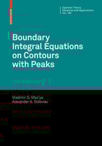 Boundary Integral Equations on Contours with Peaks