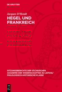 Hegel und Frankreich