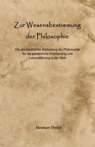 Zur Wesensbestimmung der Philosophie