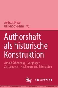 Autorschaft als historische Konstruktion