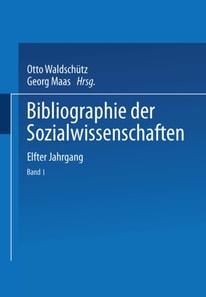 Bibliographie der Sozialwissenschaften