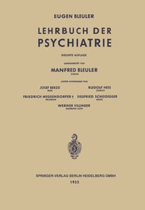 Lehrbuch der Psychiatrie