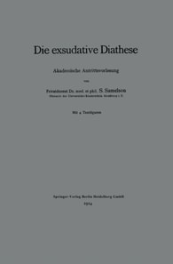 Die exsudative Diathese