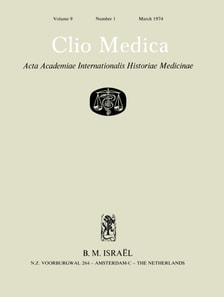 Clio Medica. Acta Academiae Internationalis Historiae Medicinae. Vol. 9