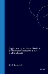 Supplement op het Nieuw Maleisch-Nederlandsch woordenboek met Arabisch karakter