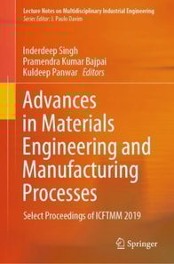 Advances in Materials Engineering and Manufacturing Processes